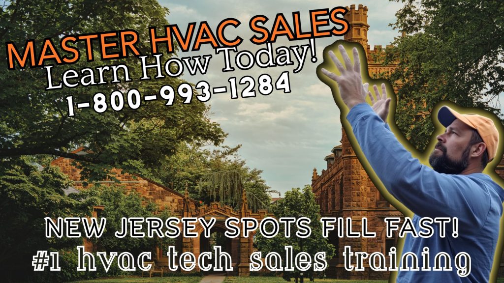 New Jersey HVAC Sales Tech Training course class school hvac owner